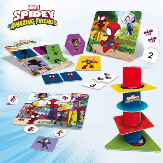 Prima mea colectie de jocuri educative - Paienjenelul Marvel