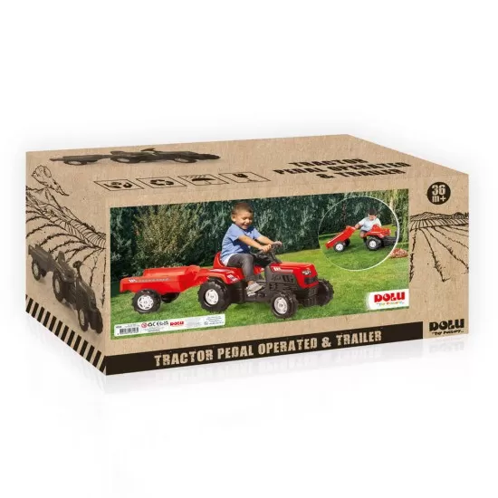 Primul meu tractor cu remorca Dolu Primul meu tractor cu remorca Dolu