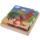 Puzzle cubic - Animalute de la ferma