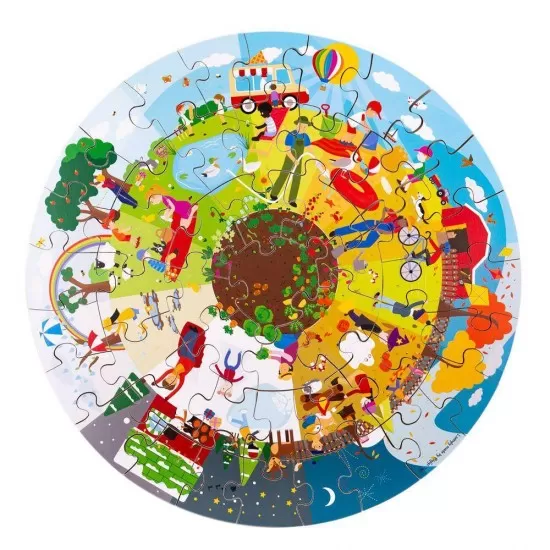 Puzzle de podea 50 piese - Anotimpurile