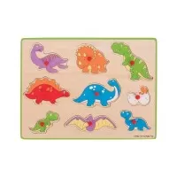 Puzzle din lemn incastru - Dinozauri