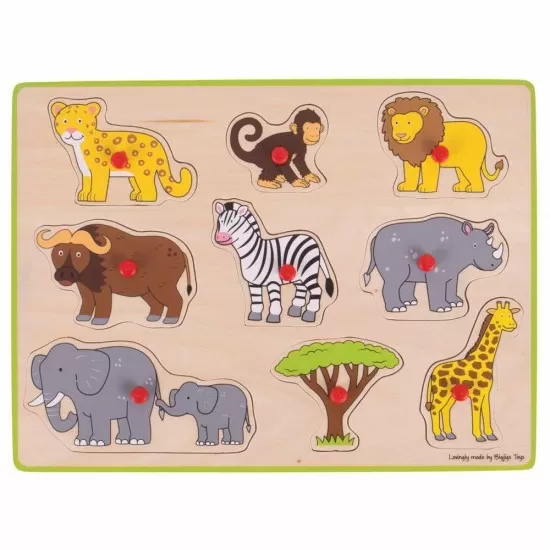 Puzzle din lemn incastru - Safari Puzzle din lemn incastru - Safari