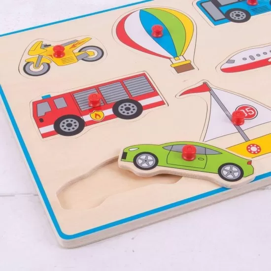 Puzzle din lemn incastru - Vehicule Puzzle din lemn incastru - Vehicule