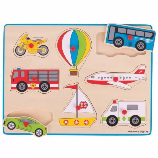 Puzzle din lemn incastru - Vehicule Puzzle din lemn incastru - Vehicule