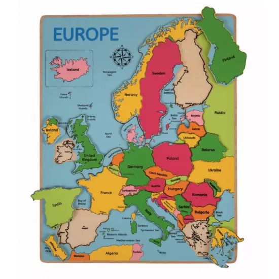 Puzzle - incastru Europa Puzzle - incastru Europa