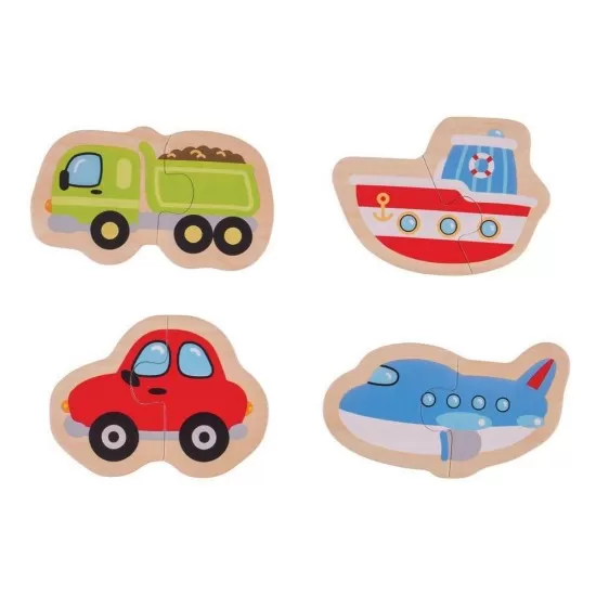 Puzzle - mijloace de transport (8 piese) Puzzle - mijloace de transport (8 piese)