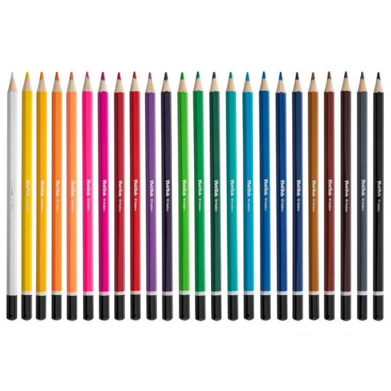 Set 24 creioane colorate in cutie metalica Set 24 creioane colorate in cutie metalica