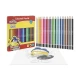 Set 24 creioane colorate in cutie metalica Set 24 creioane colorate in cutie metalica