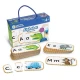 Set 26 de puzzle-uri Alfabet 3 piese