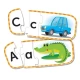Set 26 de puzzle-uri Alfabet 3 piese