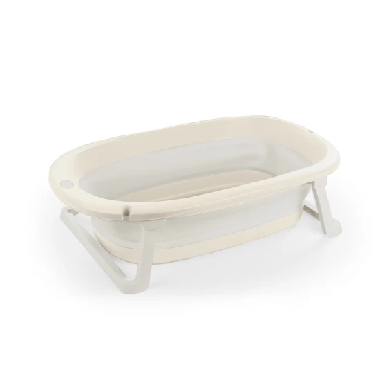 Set pentru baie 3 in 1 cu cadita pliabila - Bej
