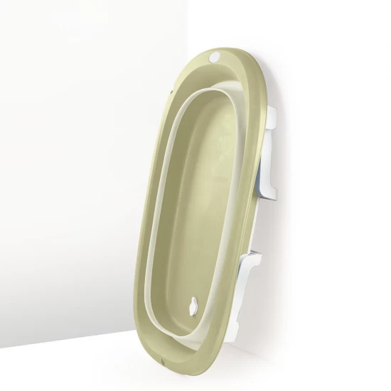 Set pentru baie 3 in 1 cu cadita pliabila - Verde eco