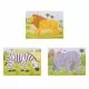 Set 3 puzzle din lemn - Jungla Vesela