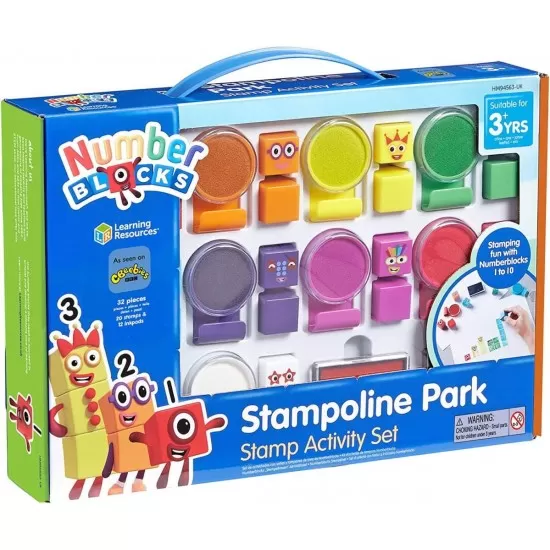 Set activitati cu stampile Numberblocks Set activitati cu stampile Numberblocks