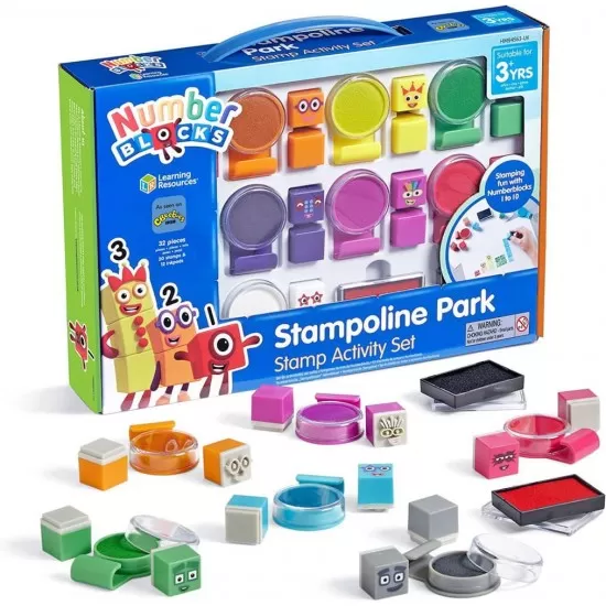 Set activitati cu stampile Numberblocks Set activitati cu stampile Numberblocks