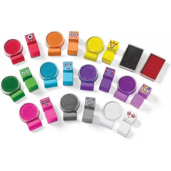 Set activitati cu stampile Numberblocks Set activitati cu stampile Numberblocks