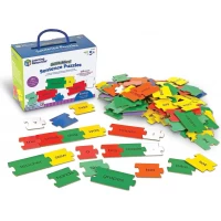 Set activitati educative - Puzzle cu propozitii in limba engleza