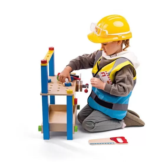 Set costum si accesorii constructor pentru copii Set costum si accesorii constructor pentru copii