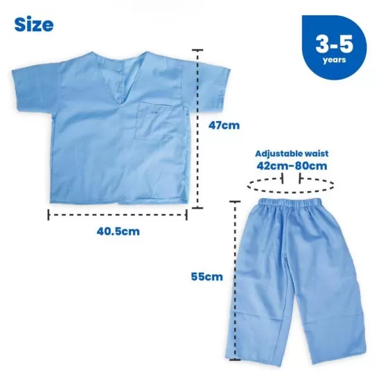 Set costum si accesorii doctor pentru copii Set costum si accesorii doctor pentru copii