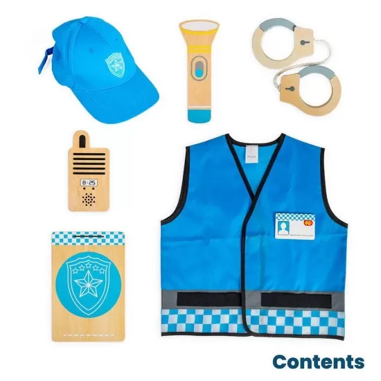 Set costum si accesorii politist pentru copii Set costum si accesorii politist pentru copii