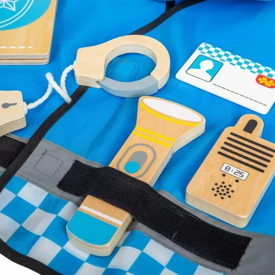 Set costum si accesorii politist pentru copii Set costum si accesorii politist pentru copii