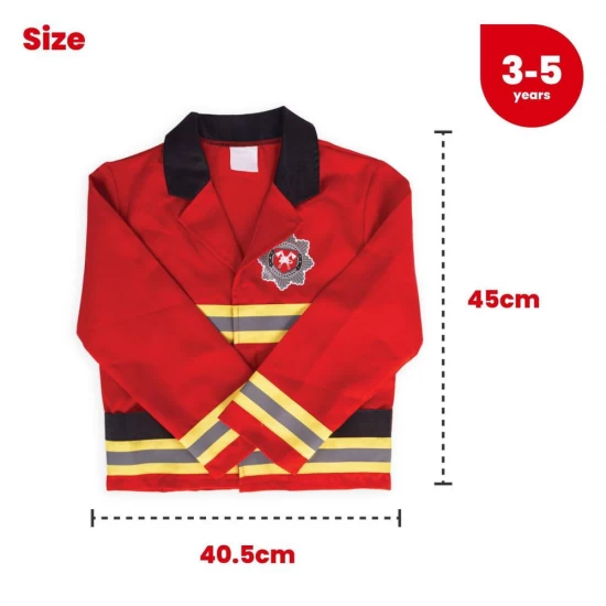 Set costum si accesorii pompier pentru copii Set costum si accesorii pompier pentru copii