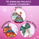 Set creativ 3 in 1 - Magie sclipitoare Set creativ 3 in 1 - Magie sclipitoare