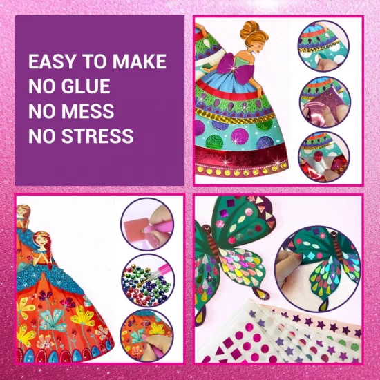 Set creativ 3 in 1 - Magie sclipitoare Set creativ 3 in 1 - Magie sclipitoare