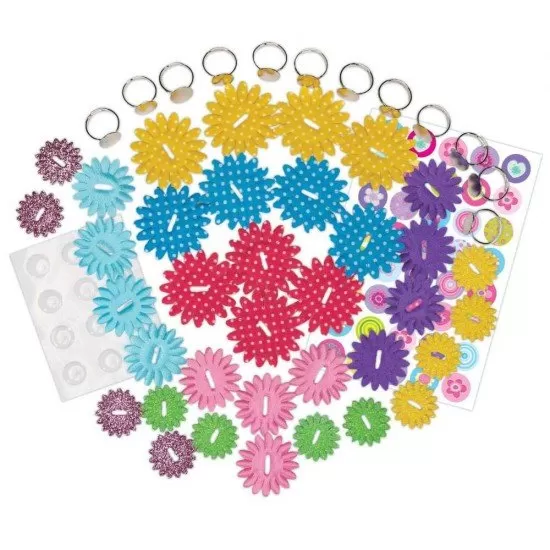 Set creativ - Inele cu floricele Set creativ - Inele cu floricele