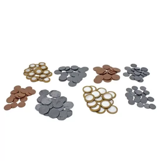 Set cu 700 monede de jucarie (lire) Set cu 700 monede de jucarie (lire)