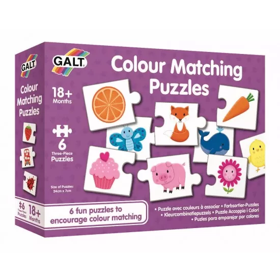 Set de 6 puzzle-uri - Lumea culorilor Set de 6 puzzle-uri - Lumea culorilor