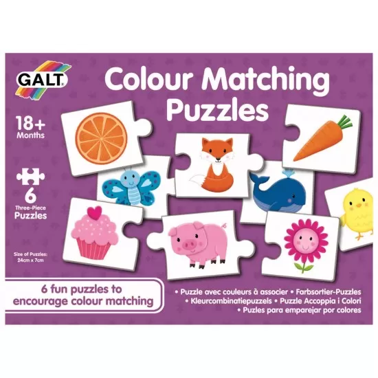 Set de 6 puzzle-uri - Lumea culorilor Set de 6 puzzle-uri - Lumea culorilor