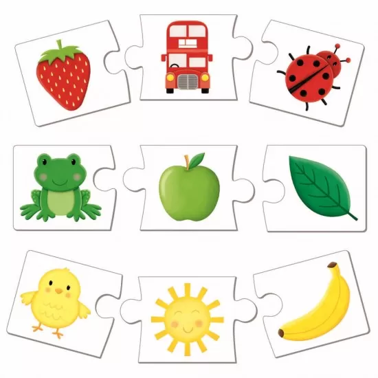 Set de 6 puzzle-uri - Lumea culorilor Set de 6 puzzle-uri - Lumea culorilor