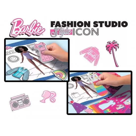 Set de colorat cu activitati Barbie - Fashion Icon