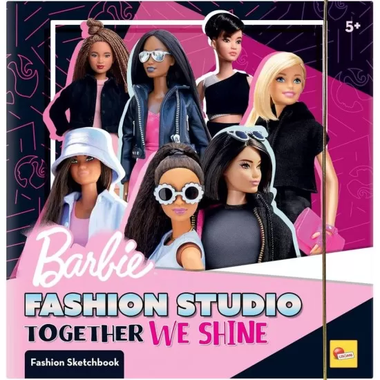 Set de colorat cu activitati Barbie - Fashion Studio Set de colorat cu activitati Barbie - Fashion Studio