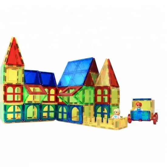 Set de constructie magnetic - 112 piese Set de constructie magnetic - 112 piese