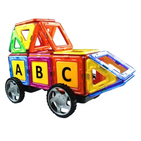 Set de constructie magnetic - 66 piese Set de constructie magnetic - 66 piese