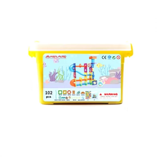 Set de constructie magnetic - Marble Run (102 piese) Set de constructie magnetic - Marble Run (102 piese)