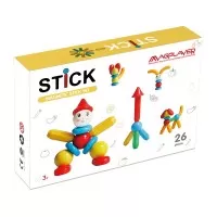 Set de constructie magnetic - STICK (26 piese)