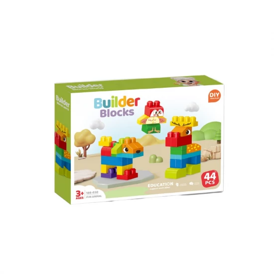Set de constructie STEAM - Animalute haioase 44 piese Set de constructie STEAM - Animalute haioase 44 piese
