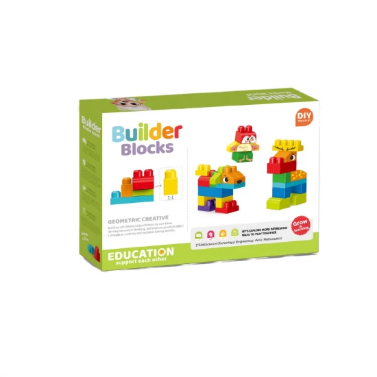 Set de constructie STEAM - Animalute haioase 44 piese Set de constructie STEAM - Animalute haioase 44 piese