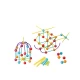 Set de constructie STEAM - Forme 3D 140 piese Set de constructie STEAM - Forme 3D 140 piese