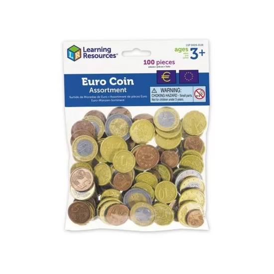 Set de monede de jucarie Euro Set de monede de jucarie Euro