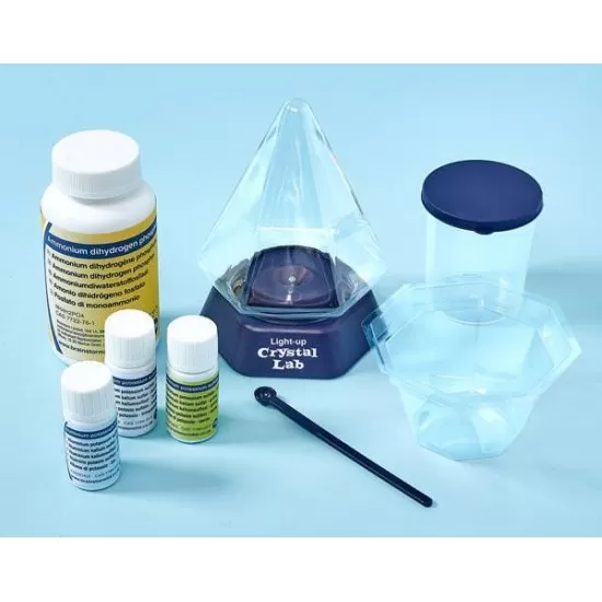 Set experimente - Cristal cu LED Set experimente - Cristal cu LED