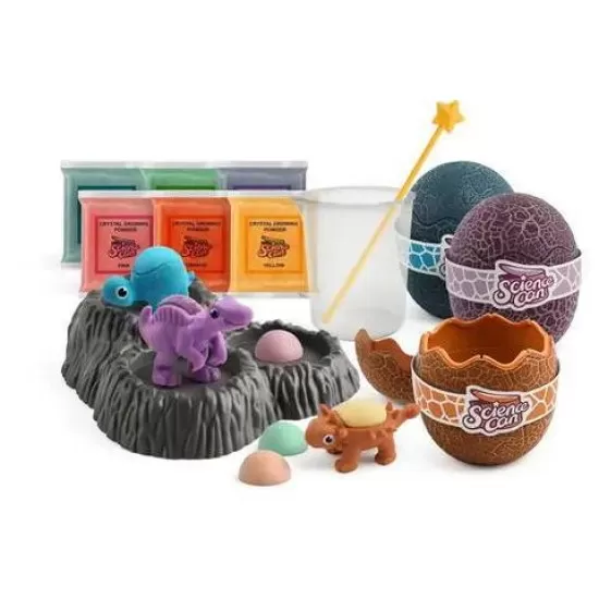 Set experimente deluxe - Cristale si dinozauri Set experimente deluxe - Cristale si dinozauri