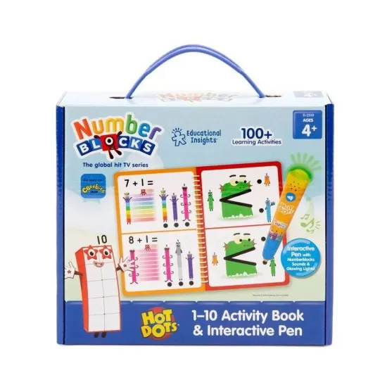 Set Hot Dots - Numberblocks de la 1 la 10 Set Hot Dots - Numberblocks de la 1 la 10