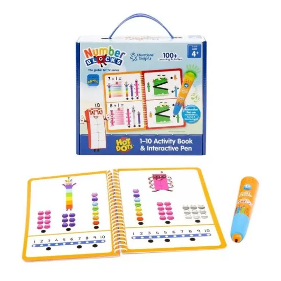 Set Hot Dots - Numberblocks de la 1 la 10 Set Hot Dots - Numberblocks de la 1 la 10