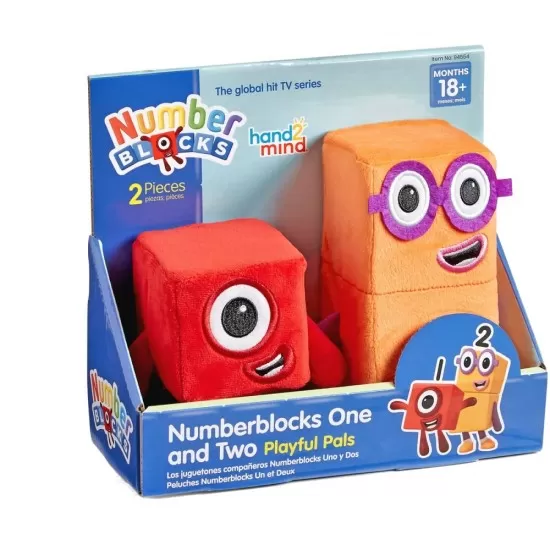 Set mascote din plus Numberblocks - Unu si Doi Set mascote din plus Numberblocks - Unu si Doi