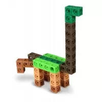 Set constructie MathLink 115 piese Dinozauri