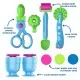 Set nisip kinetic cu accesorii - Playfoam Set nisip kinetic cu accesorii - Playfoam